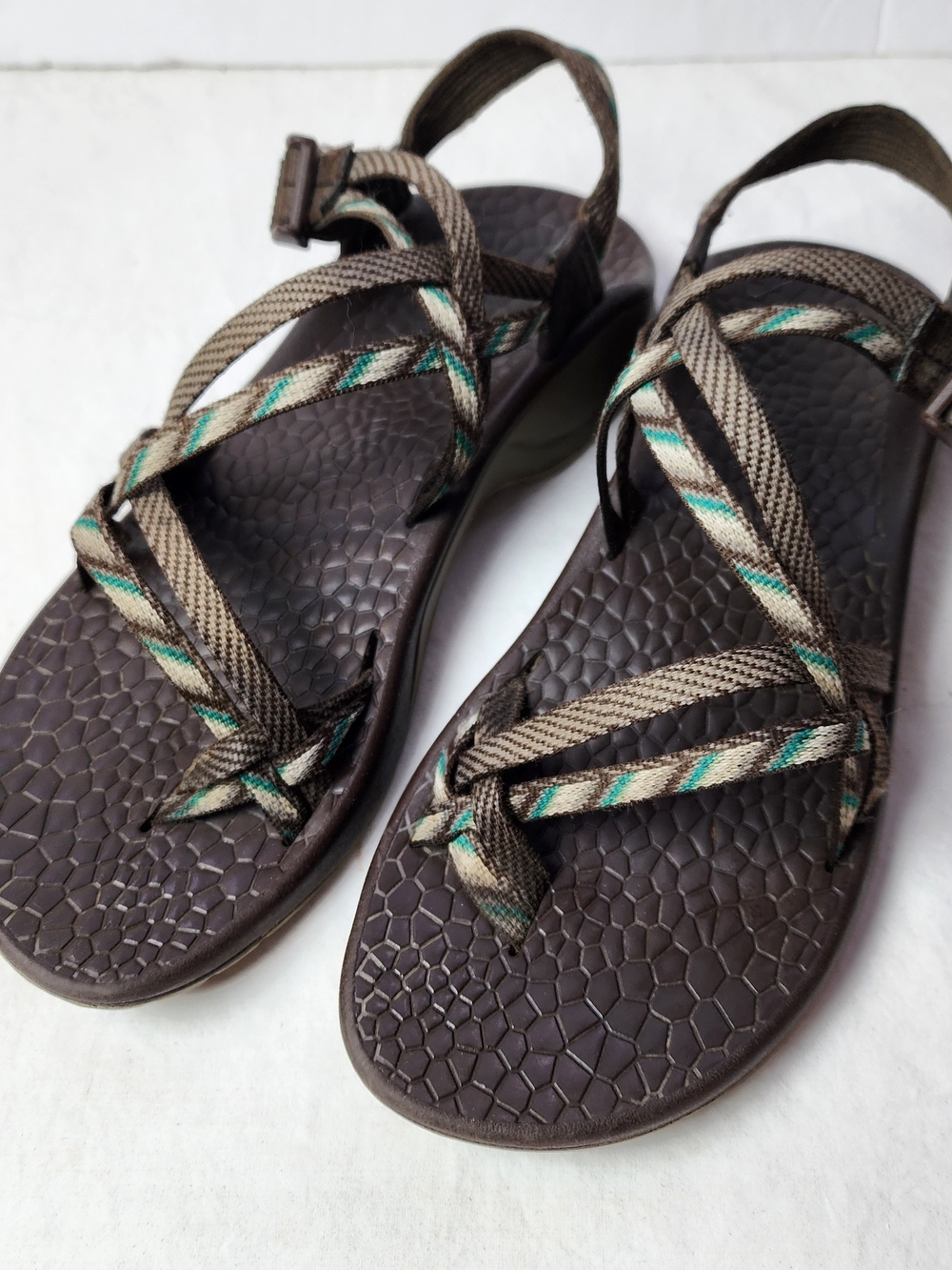 Chaco Women's X2 Updraft Bulloo Diagonal Tile Classic Toe Loop Hiking Sandals